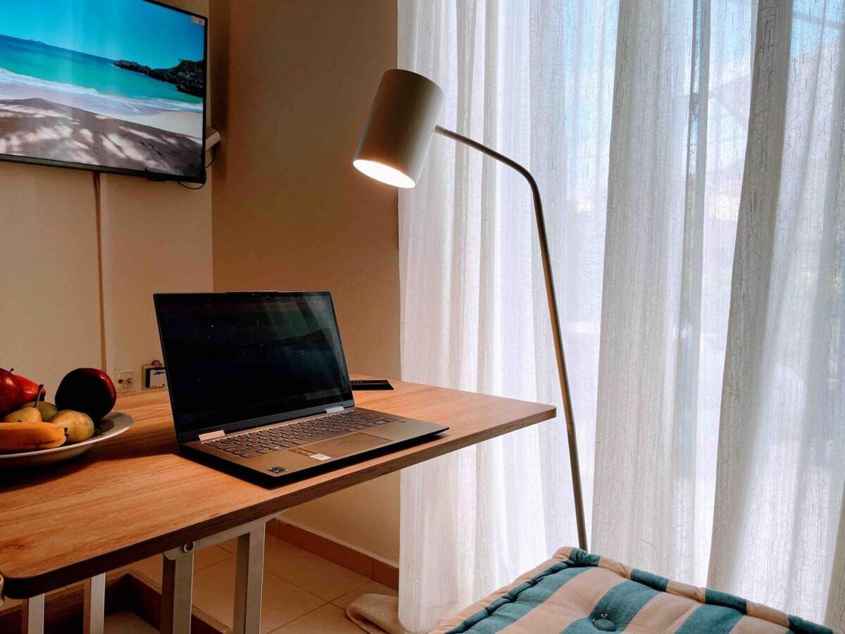 Annamaria Sea Side View Studio- 25M From The Beac Plakias Bagian luar foto